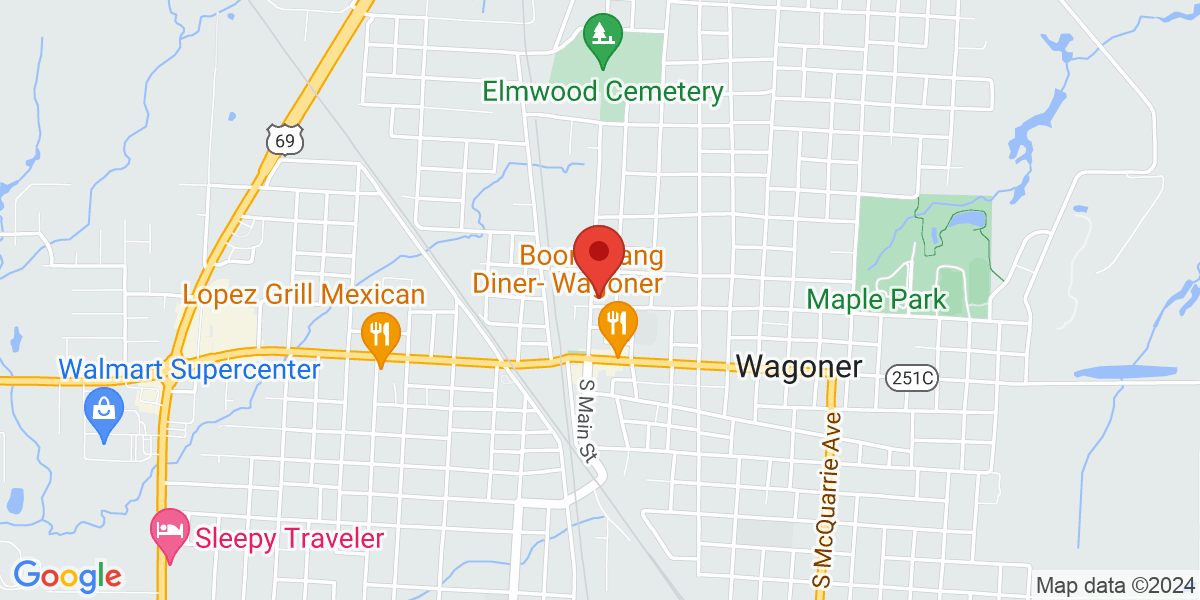 Map of Wagoner City Public Library
